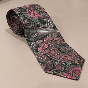 Kuppenheimer Premier Edition Paisley Silk Tie Elegant Business Formal Necktie‎